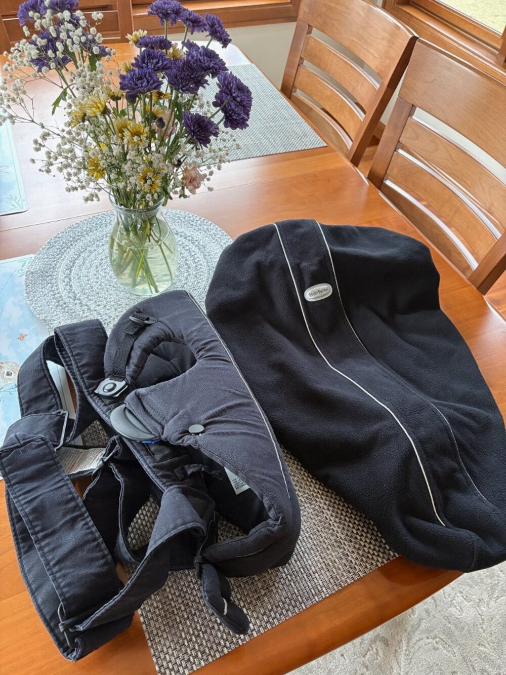 BabyBjorn Carrier and Baby Bjorn Cover